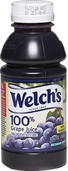Welch's 100% Grape Juice Bottle 10 oz