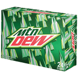 Mountain Dew Can 12 oz 24 pk