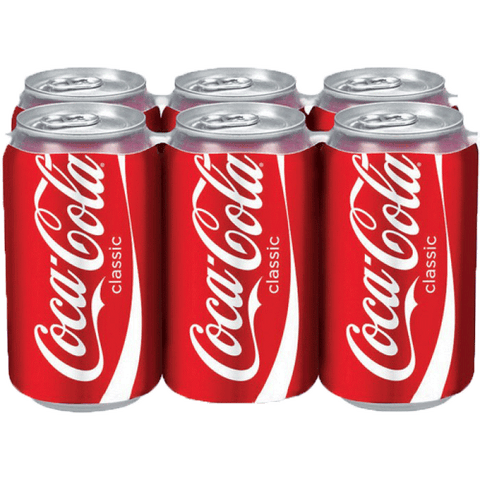 Coke Can 12 oz 6 pk