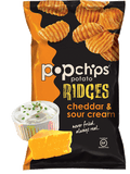 Pop Chips potato Ridges Cheddar & Sour Cream 0.8 oz